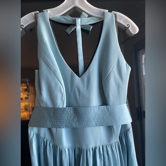 White by Vera Wang Dresses Dusty Blue Bridesmaid Dress From Davids